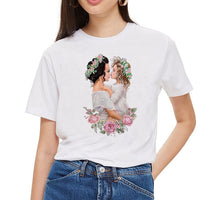 SexeMara Super Mom T shirt Women Mother's Love Print White T-shirt Harajuku Mama TShirt Vogue Tops tee shirt Femme Vogue Summer