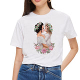 SexeMara Super Mom T shirt Women Mother's Love Print White T-shirt Harajuku Mama TShirt Vogue Tops tee shirt Femme Vogue Summer