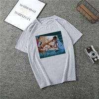 Summer 2019 New Cartoon Harajuku Princess T Shirt O-Neck Punk Aesthetics TShirt Print Casual Short Sleeve Streetwear Women Top