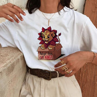 New Hakuna Matata Harajuku Funny Cartoon T Shirt Women Lion King Ullzang Kawaii T-shirt Cute 90s Tshirt Fashion Top Tees Female