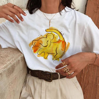 New Hakuna Matata Harajuku Funny Cartoon T Shirt Women Lion King Ullzang Kawaii T-shirt Cute 90s Tshirt Fashion Top Tees Female