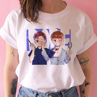 bangtan boys t shirt women korean style Oversized kpop tshirt female ulzzang harajuku JIN SUGA J HOPE JIMIN V JUNGKOOK t-shirt