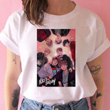 bangtan boys t shirt women korean style Oversized kpop tshirt female ulzzang harajuku JIN SUGA J HOPE JIMIN V JUNGKOOK t-shirt