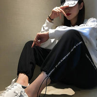 Summer Spring Harem Pants Women Slim Pants Fashion Female Hip Hop Pants High Waist Loose Hip Hop Casual Trouser Mid Waist pants