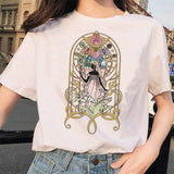 Sailor Moon 90s funny T Shirt Harajuku clothes Tshirt Aesthetic cat Anime Women Cute Female T-shirt Kawaii Tees Fashion Ullzang